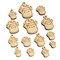 Cute Kawaii Toasted Marshmallow Mini Wood Shape Charms Jewelry DIY Craft